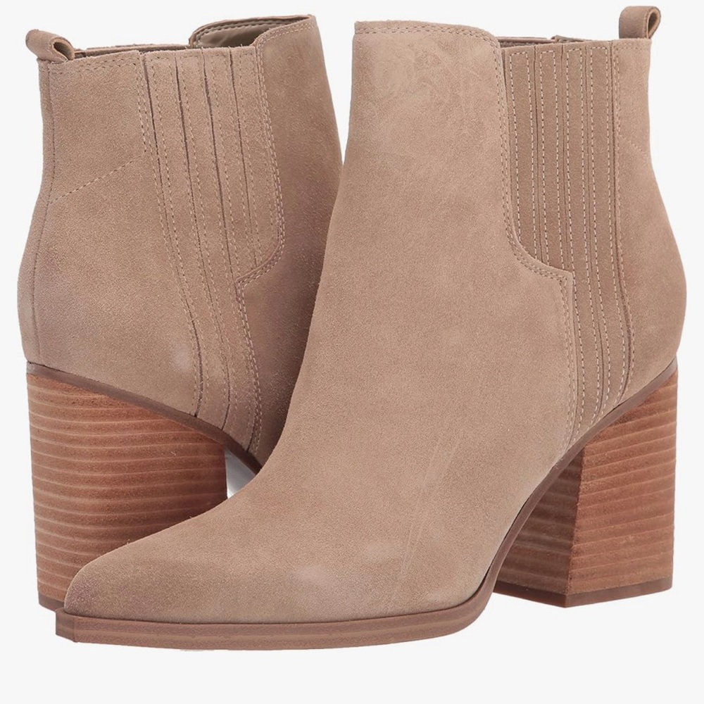 BNIB Marc Fisher Matter Block Heel Booties